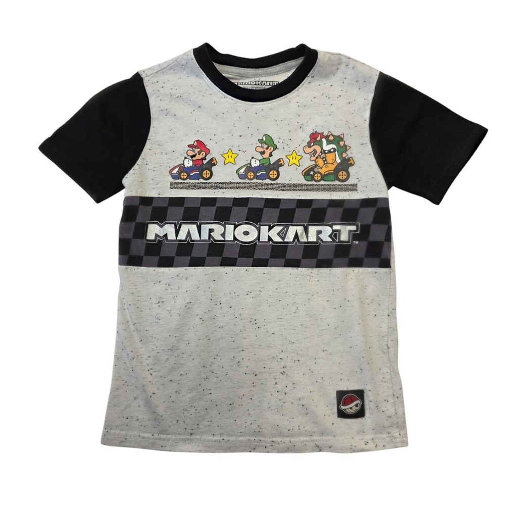 Mario Kart‎ T-Shirt Kids Size S/P (6/7) Nintendo Graphic Tee